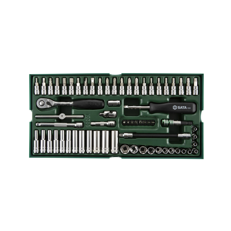 ZESTAW 66 KLUCZY NASADOWYCH 1/4"