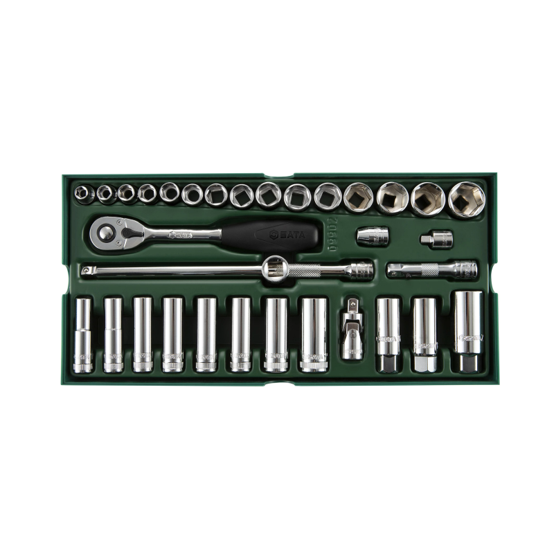 ZESTAW 33 KLUCZY NASADOWYCH 3/8"
