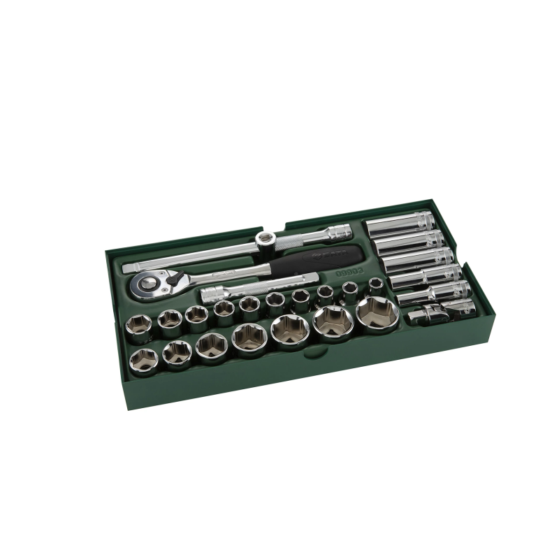 ZESTAW 27 KLUCZY NASADOWYCH 1/2"