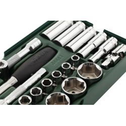 ZESTAW 27 KLUCZY NASADOWYCH 1/2"