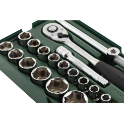 ZESTAW 27 KLUCZY NASADOWYCH 1/2"
