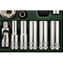 ZESTAW 27 KLUCZY NASADOWYCH 1/2"