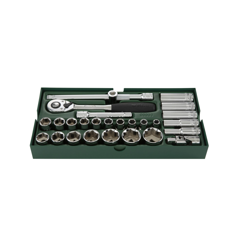 ZESTAW 27 KLUCZY NASADOWYCH 1/2"
