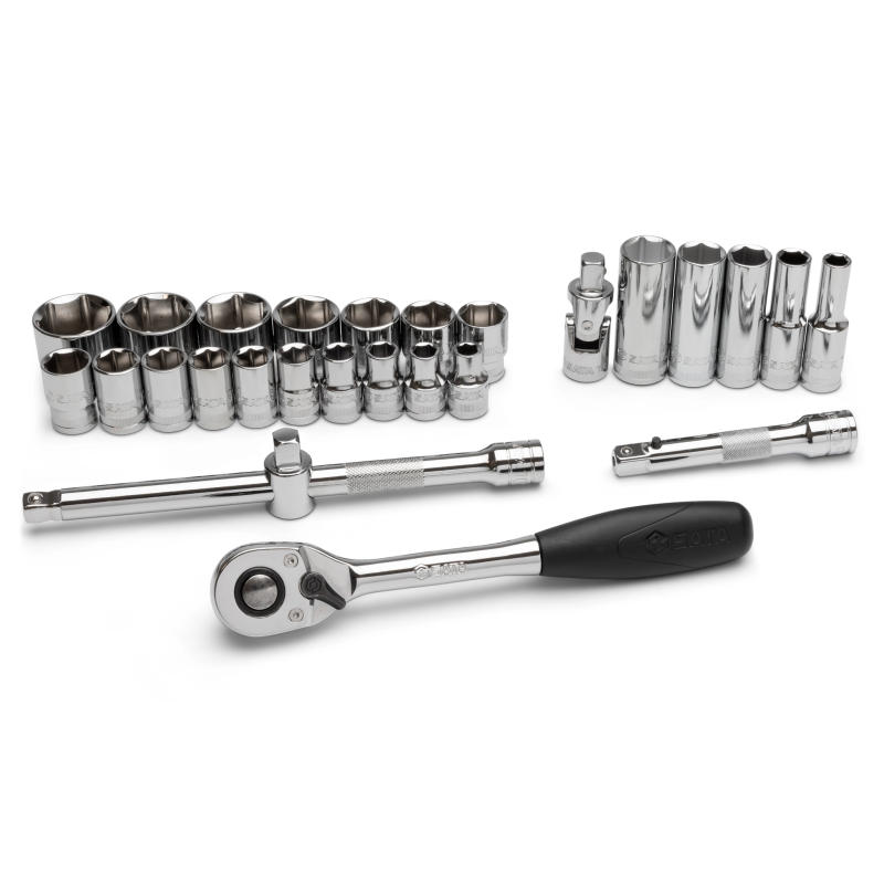 ZESTAW 27 KLUCZY NASADOWYCH 1/2"