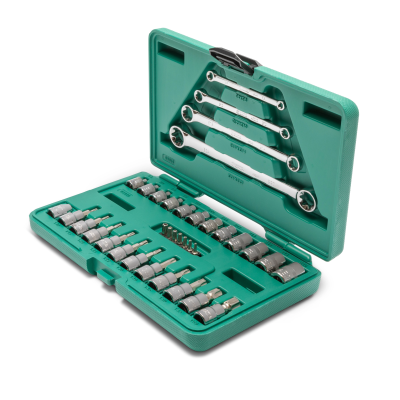 **NASADKA 3/8" 6-KĄT E-TORX E8
