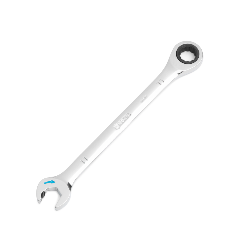 **KLUCZ PŁASKO-OCZKOWY Z PODWÓJNĄ GRZECHOTKĄ 11MM