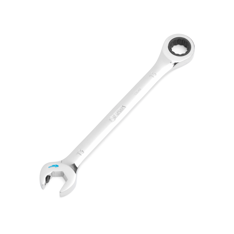 **KLUCZ PŁASKO-OCZKOWY Z PODWÓJNĄ GRZECHOTKĄ 13MM