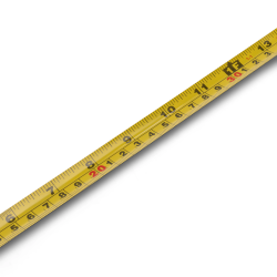 GUMOWA TAŚMA MIERNICZA 3M x 16MM