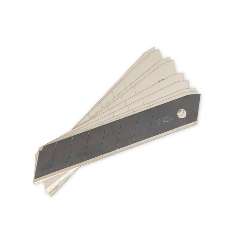 ZESTAW 10 OSTRZY ŁAMANYCH 18x100mm (pasują do noży ST93442,ST93425,ST93428,STST93429,ST93482)