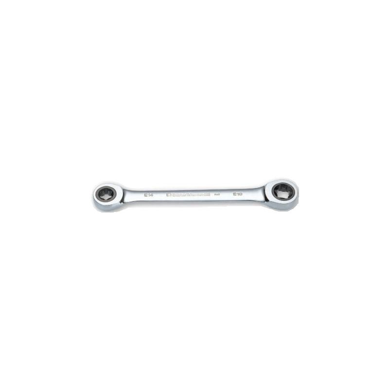 KLUCZ OCZKOWY TORX DWUSTRONNY Z GRZECHOTKĄ E14 X E18- cena wyprzedażowa