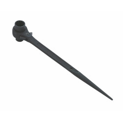 **KLUCZ OCZKOWY Z PODWÓJNĄ GRZECHOTKĄ DO RUSZTOWAŃ 21 X 26MM